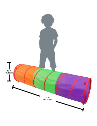 Túnel de Juego Pop Up Sunny Days 1.83m para Niños y Mascotas