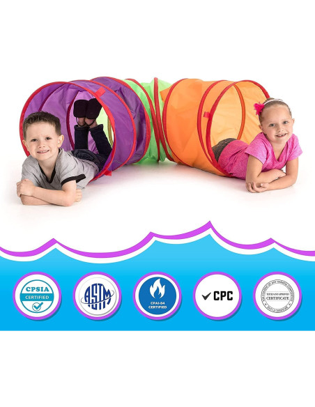 Túnel de Juego Pop Up Sunny Days 1.83m para Niños y Mascotas Túnel de Juego Pop Up Sunny Days 1.83m para Niños y Mascotas