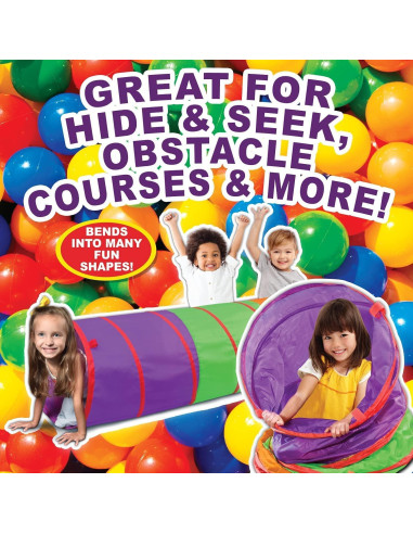 Túnel de Juego Pop Up Sunny Days 1.83m para Niños y Mascotas
