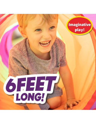 Túnel de Juego Pop Up Sunny Days 1.83m para Niños y Mascotas