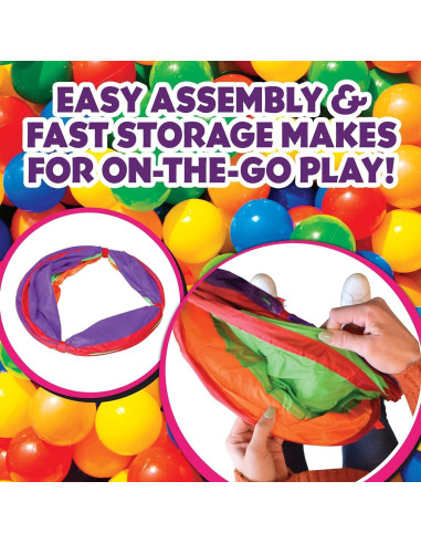 Túnel de Juego Pop Up Sunny Days 1.83m para Niños y Mascotas