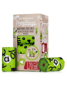 Bolsas Compostables para Perro My AlphaPet 120 Unidades 22.86x33.02cm