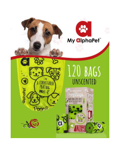 Bolsas Compostables para Perro My AlphaPet 120 Unidades 22.86x33.02cm 2