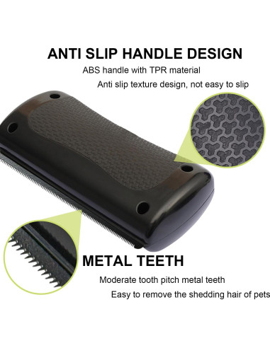 Cepillo Deshedding para Perros Yutlei - Eliminación Pelo Mascota