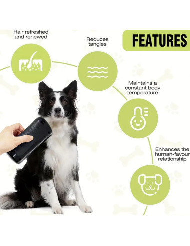 Cepillo Deshedding para Perros Yutlei - Eliminación Pelo Mascota