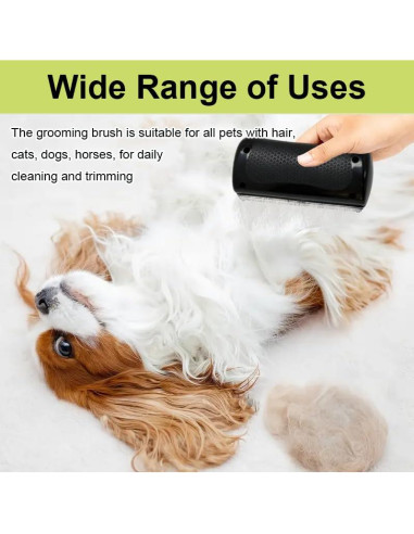 Cepillo Deshedding para Perros Yutlei - Eliminación Pelo Mascota