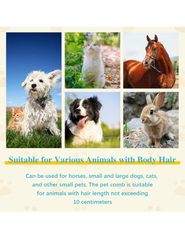 Cepillo Deshedding Liucocotos para Perros y Gatos 10.16 cm