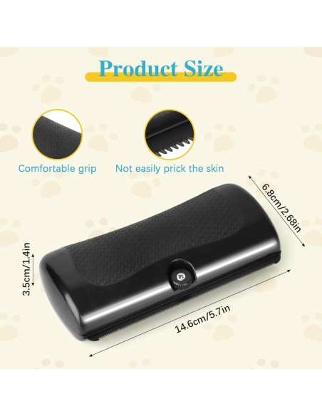 Cepillo Deshedding Liucocotos para Perros y Gatos 10.16 cm Cepillo Deshedding Liucocotos para Perros y Gatos 10.16 cm