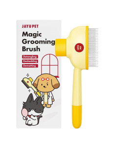 Cepillo Mágico JAYU PET para Gatos y Perros - Autolimpieza