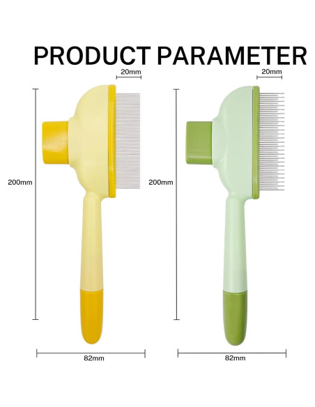 Peine para Pulgas y Deshedding Mascotas Genérico 15.2cm