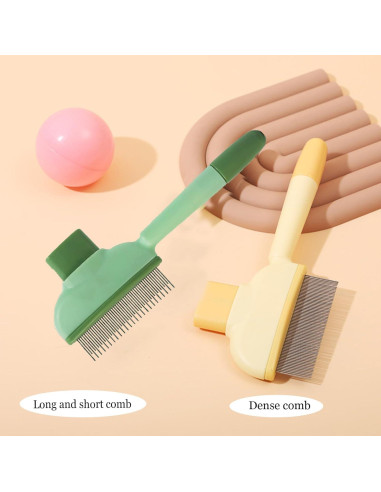 Peine para Pulgas y Deshedding Mascotas Genérico 15.2cm