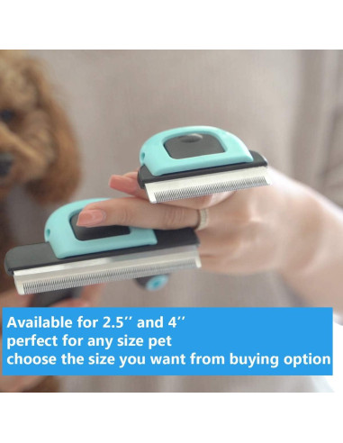 Cepillo y Peine para Gatos y Perros Petgle 2.5" Ecológico