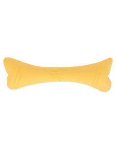 Juguete Dispensador de Golosinas Solo Natural Pet BobbleBone Amarillo