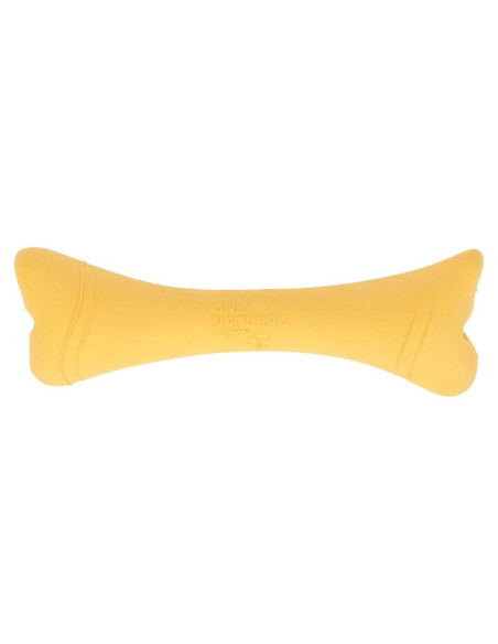 Juguete Dispensador de Golosinas Solo Natural Pet BobbleBone Amarillo