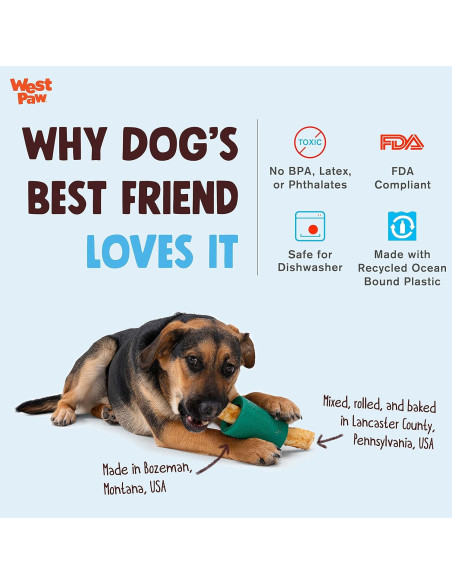 Juguete Interactivo para Perros West Paw Funnl Kelp 10.8 cm Juguete Interactivo para Perros West Paw Funnl Kelp 10.8 cm