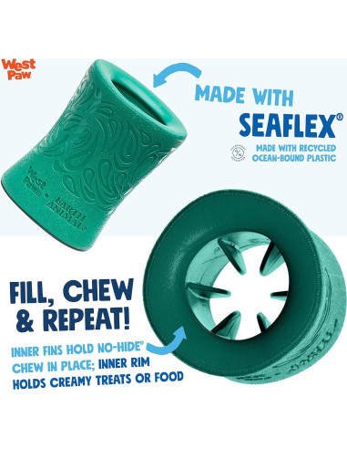 Juguete Interactivo para Perros West Paw Funnl Kelp 10.8 cm