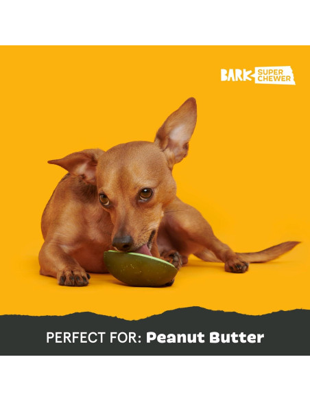 Juguete para Perros Barkbox Avocadoggo - Caucho Natural, 3.81x6.35cm