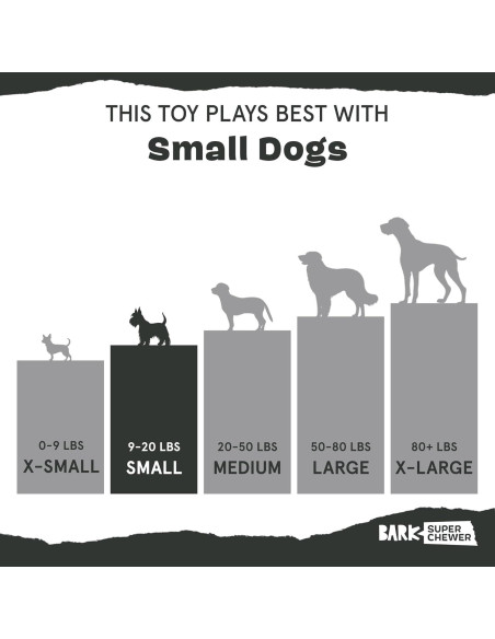 Juguete para Perros Barkbox Avocadoggo - Caucho Natural, 3.81x6.35cm