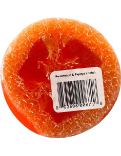 Jabón de Loofah Bungalow Glow Hawaii Persimón y Papaya 113g 2