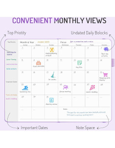 Planificador Semanal No Datado Forvencer A5 Verde Oscuro 2