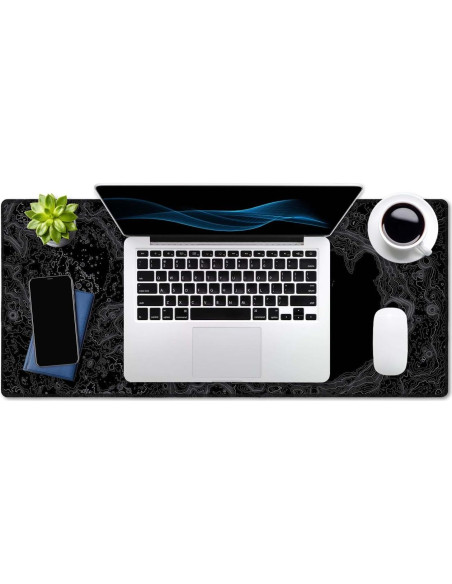 Alfombrilla de Ratón XXL SSOIU Mapa Topográfico Lunar 90x40 cm