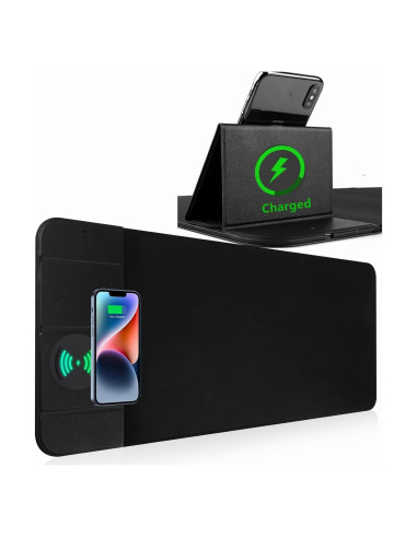 Alfombrilla de Carga Inalámbrica 15W Szyikda XXL Antideslizante