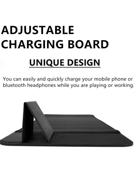 Alfombrilla de Carga Inalámbrica 15W Szyikda XXL Antideslizante