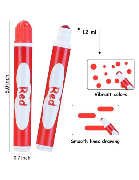 Marcadores de Puntos WOSWEL, 20 Colores Lavables para Niños Marcadores de Puntos WOSWEL, 20 Colores Lavables para Niños