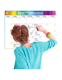 Calendario de Borrado en Seco The Peel People 59.7x44.5cm Blanco