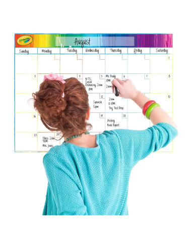 Calendario de Borrado en Seco The Peel People 59.7x44.5cm Blanco