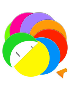 Puntos de Borrado en Seco Senbos - 8 Colores, 30 cm, Vinilo