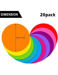 Puntos de Borrado en Seco HOXHA - 20 Piezas Reutilizables 2