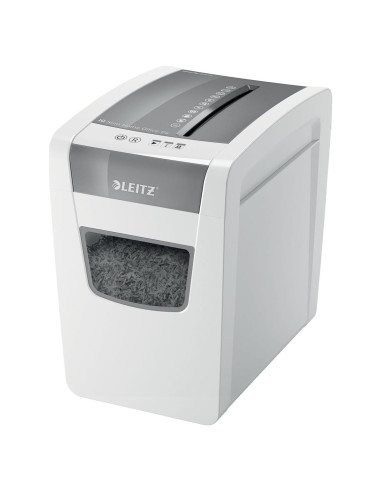 Destructora de papel Leitz IQ Slim, corte en cruz, 10 hojas, 22.7L