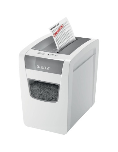 Destructora de papel Leitz IQ Slim, corte en cruz, 10 hojas, 22.7L