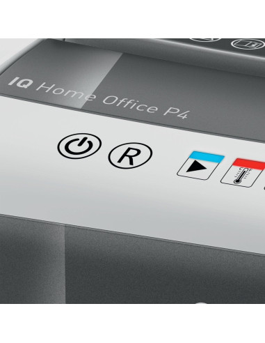 Destructora de papel Leitz IQ Slim, corte en cruz, 10 hojas, 22.7L