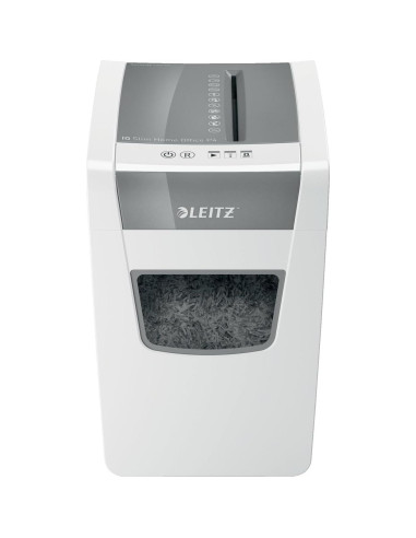 Destructora de papel Leitz IQ Slim, corte en cruz, 10 hojas, 22.7L