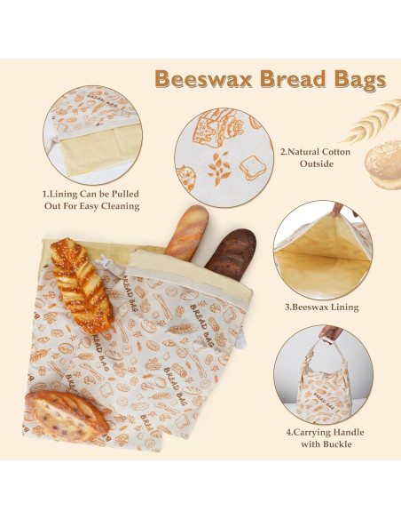 Paquete de 2 Bolsas de Cera de Abeja Starry XL 30.5x43.2cm