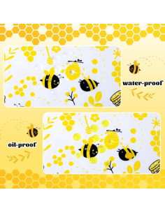 100 Hojas Papel Encerado KVCSYAW Abeja 21.8x24.9cm 2