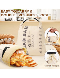 2 Bolsas de Pan de Cera de Abeja Tiagowell Extra Grande 2