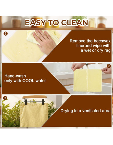 2 Bolsas de Pan de Cera de Abeja Tiagowell Extra Grande