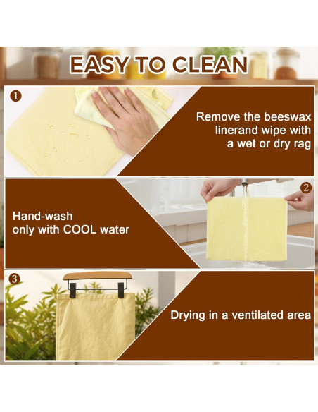 2 Bolsas de Pan de Cera de Abeja Tiagowell Extra Grande