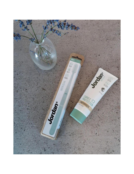 Cepillo de Dientes Manual Jordan Green Clean - Sostenible, 4 Unidades