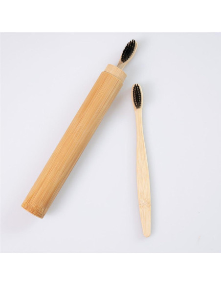 Estuche de Cepillo de Dientes de Bambú VASANA 2PCS 21cm