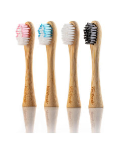 Cabezas de Repuesto Cepillo de Dientes Bambú VeriFresh - 4 Unidades