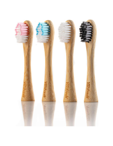 Cabezas de Repuesto Cepillo de Dientes Bambú VeriFresh - 4 Unidades