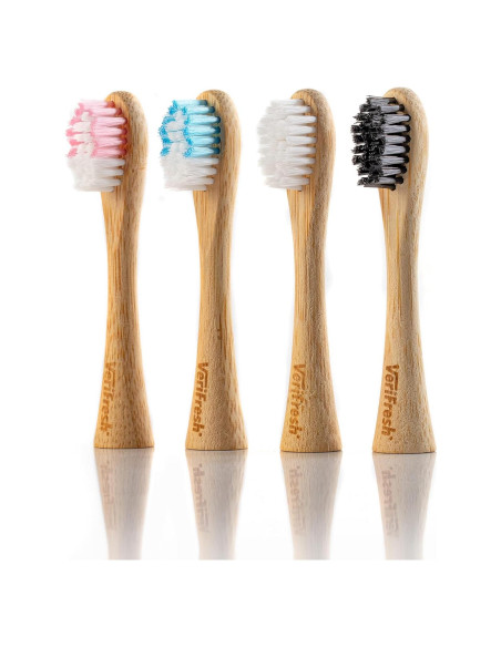 Cabezas de Repuesto Cepillo de Dientes Bambú VeriFresh - 4 Unidades