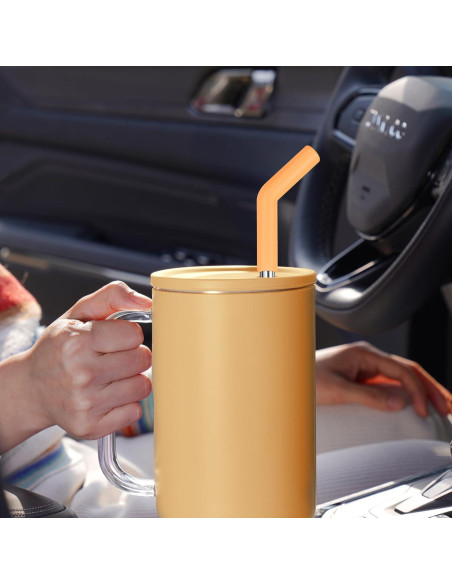 Popotes Reutilizables de Acero Inoxidable Tomorotec - 6 Piezas con Puntas de Silicona Popotes Reutilizables de Acero Inoxidable Tomorotec - 6 Piezas con Puntas de Silicona