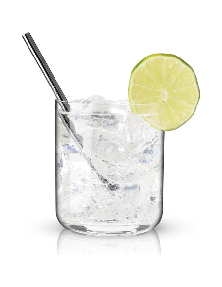 Popotes de Acero Inoxidable Viski Set de 6 Reutilizables 12.7 cm