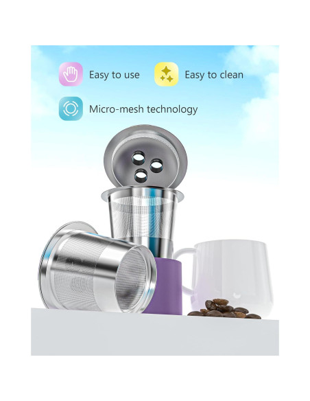 Cápsulas de café reutilizables YCXDZDG para Ninja 2 unidades