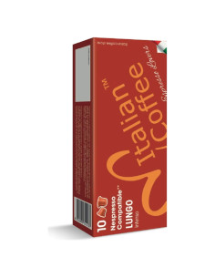 Cápsulas de café italiano Lungo 100 unidades Café Italiano